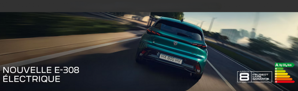 LA NOUVELLE PEUGEOT e308