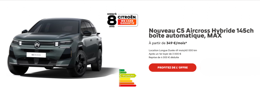 CITROEN C5 AIRCROSS HYBRIDE