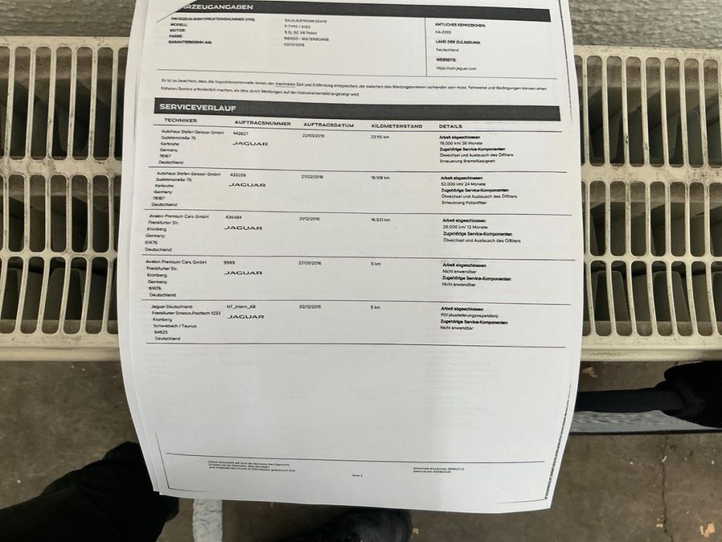 Jaguar F-Type 5.0 V8 R AUTO AWD