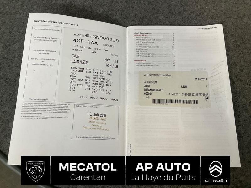 Audi RS7 4.0 TFSI Quattro Tiptronic Sportback préparation ABT 666 CV